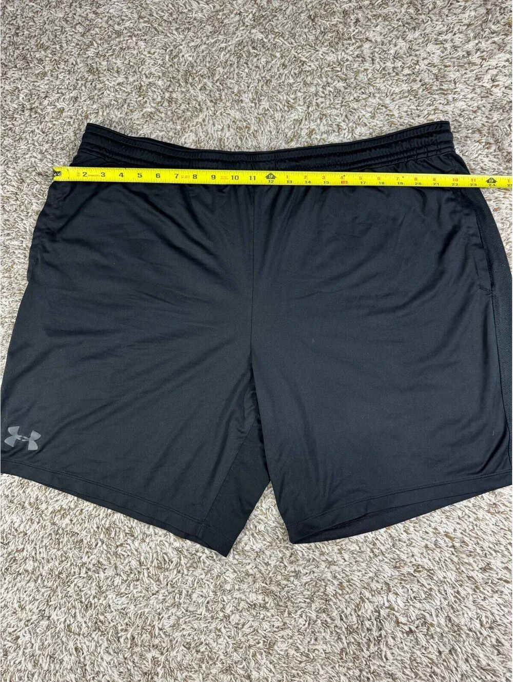 Under Armour HeatGear Athletic Shorts Men’s 3XL Black Fitted Gym Training